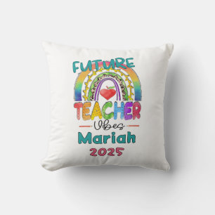 Future Teacher Personalized  Throw Pillow