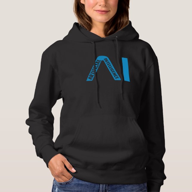 Future Technology Robot Assistant AI Artificial In Hoodie (Front)