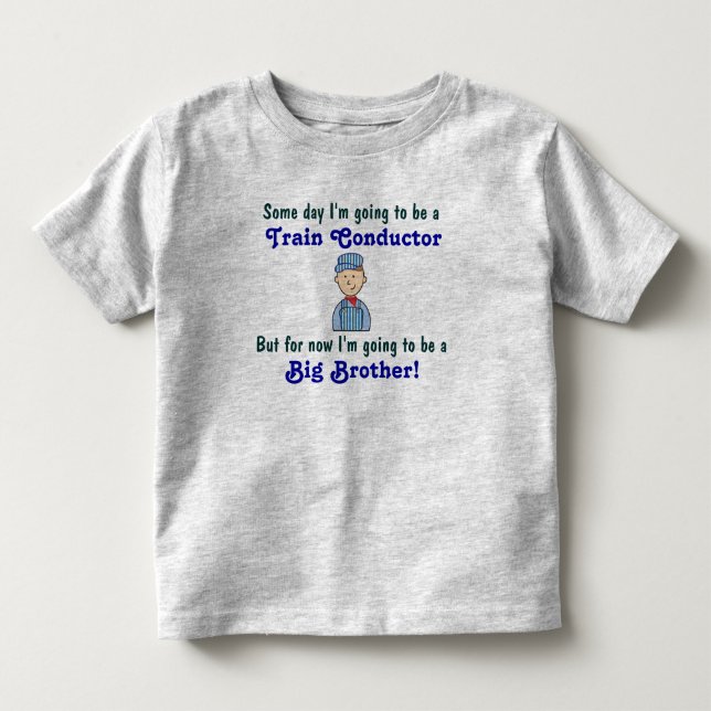 Future Train Conductor Big Brother Shirt (Front)