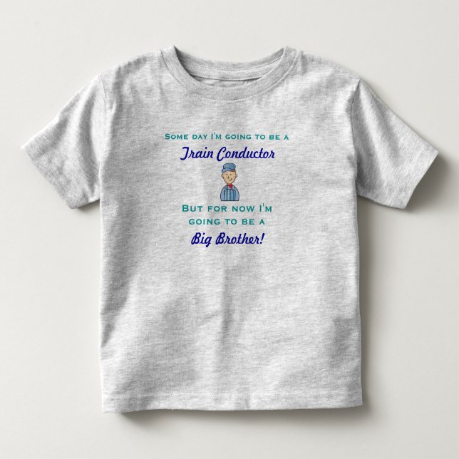 Future Train Conductor Big Brother Shirt (Front)