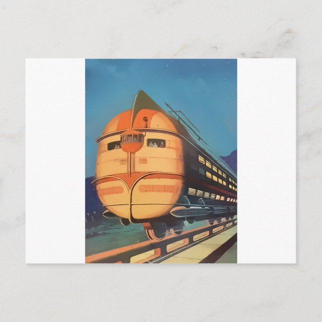 Future Train Postcard (Front)