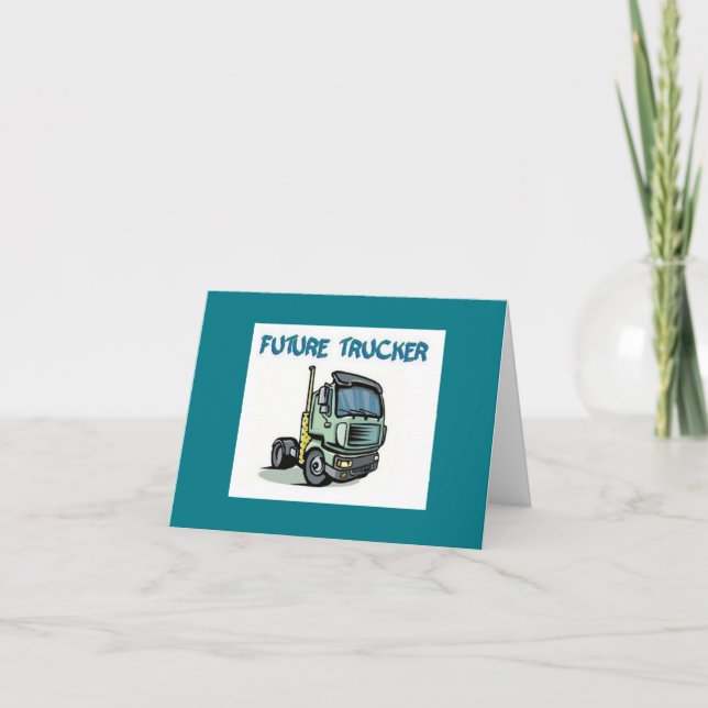 Future Trucker Invitation (Front)