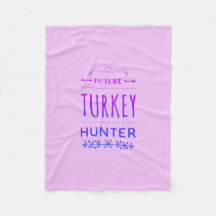 Future Turkey Hunter Baby Blanket