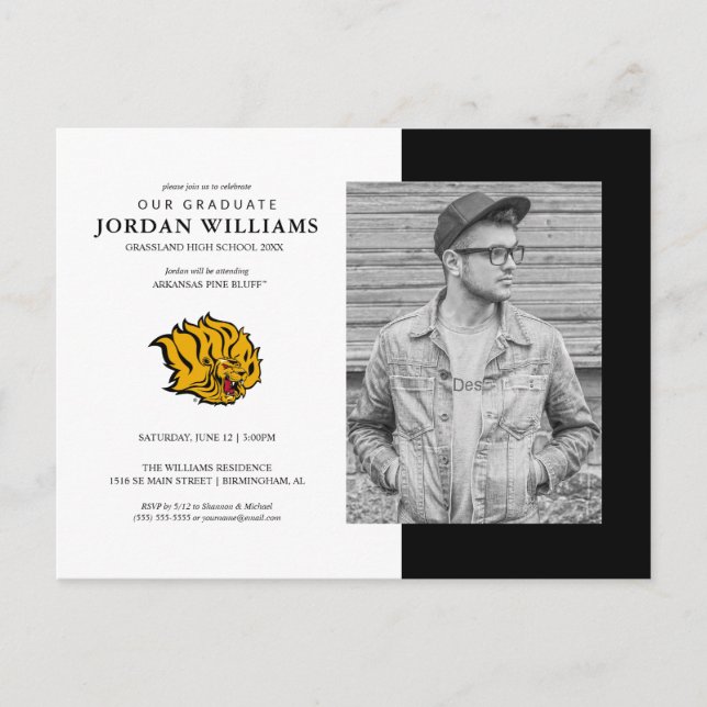 Future UAPB Golden Lions Graduate Announcement Postcard (Front)