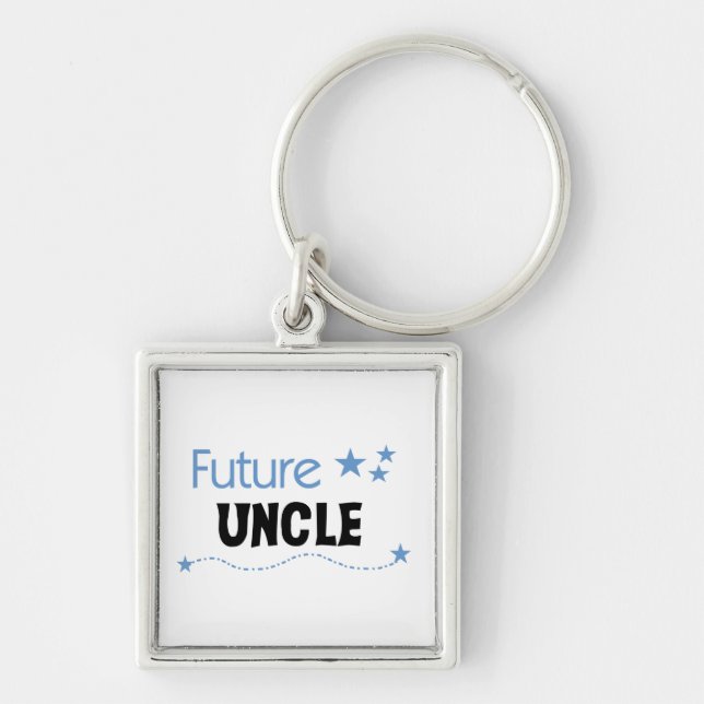 Future Uncle Gifts Keychain (Front)