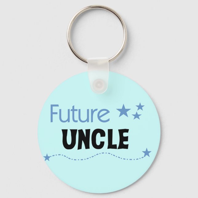 Future Uncle T-shirts and Gifts Keychain (Front)