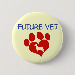 Future Vet - Dog 2 Inch Round Button