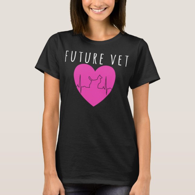 Future Vet Funny Veterinarian Student Grad Gift T-Shirt (Front)