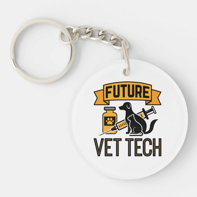 Future Vet Tech Keychain (Front)