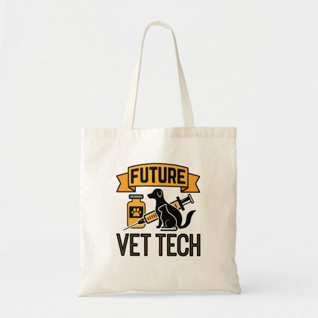 Future Vet Tech Tote Bag (Front)