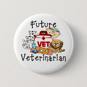 Future Veterinarian 2 Inch Round Button