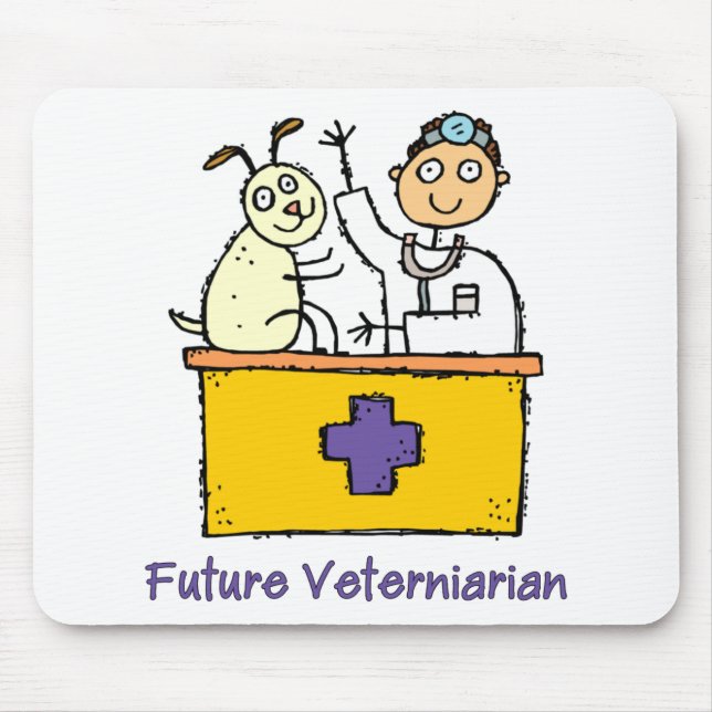 Future Veterinarian - Boy Mouse Pad (Front)