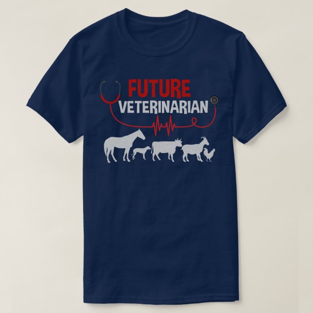 Future Veterinarian Gift Vet T-Shirt (Design Front)