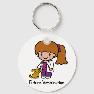 Future Veterinarian - Girl Keychain