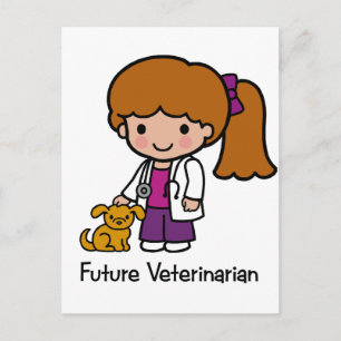 Future Veterinarian - Girl Postcard