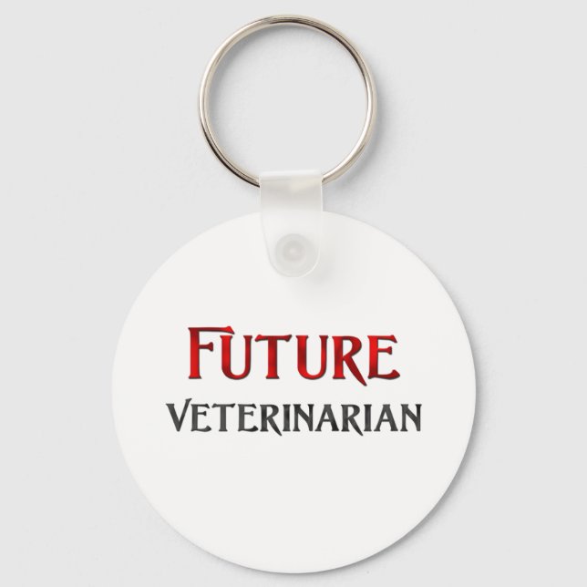 Future Veterinarian Keychain (Front)