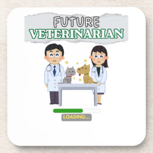 Future Veterinarian Loading – Vet Student Design Coaster