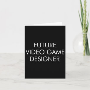 Future Video Game Designer - Card