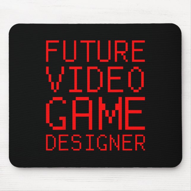 Future Video Game Designer Kid's  Mouse Pad (Front)
