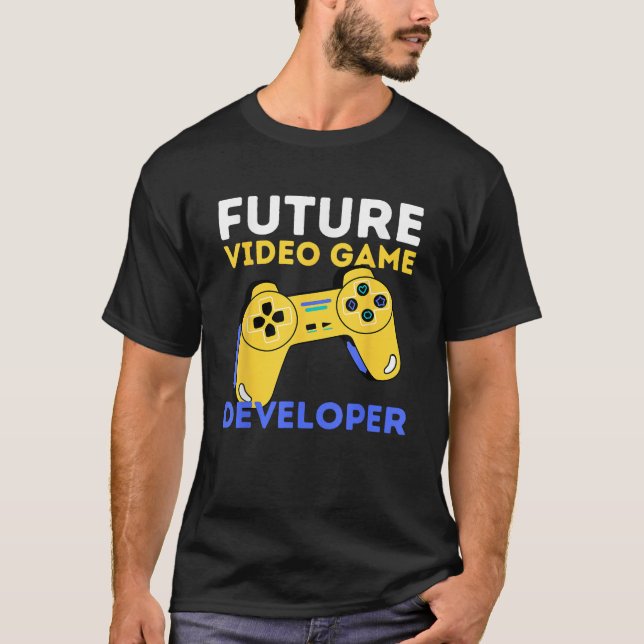 Future Video Game Developer Game Designer Programm T-Shirt (Front)