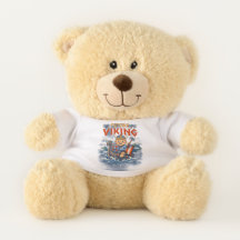 Future Viking Funny Norwegian Teddy Bear