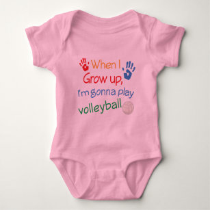 Future Volleyball Player Baby Bodysuit