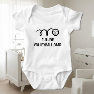 Future volleyball player   Cute baby clothing Bodysuit