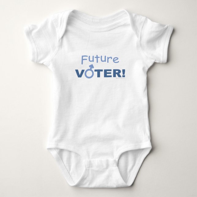 Future Voter! Boy's Romper (Front)