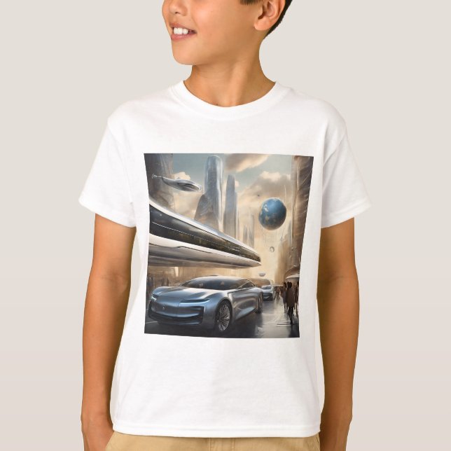 Future Voyage: Explore Tomorrow T-Shirt (Front)
