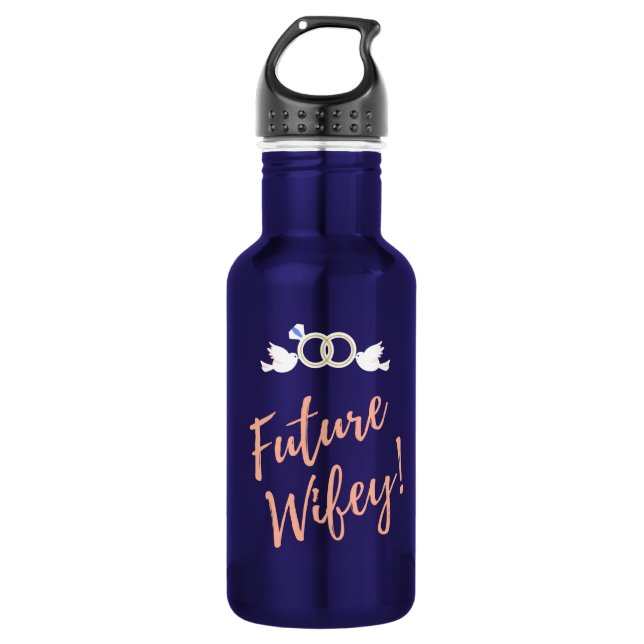 Future Wifey Love Birds   532 Ml Water Bottle (Front)
