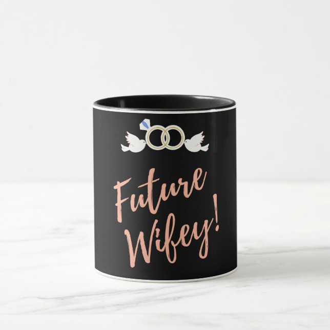 Future Wifey Love Birds  Mug (Center)