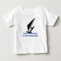 Future windsurfer black, blue windsurfing custom