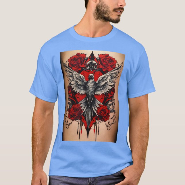 "Future Wing: Fine Line Tattoo" T-Shirt (Front)