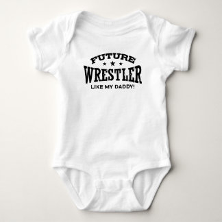 Future Wrestler Like My Daddy Baby Bodysuit