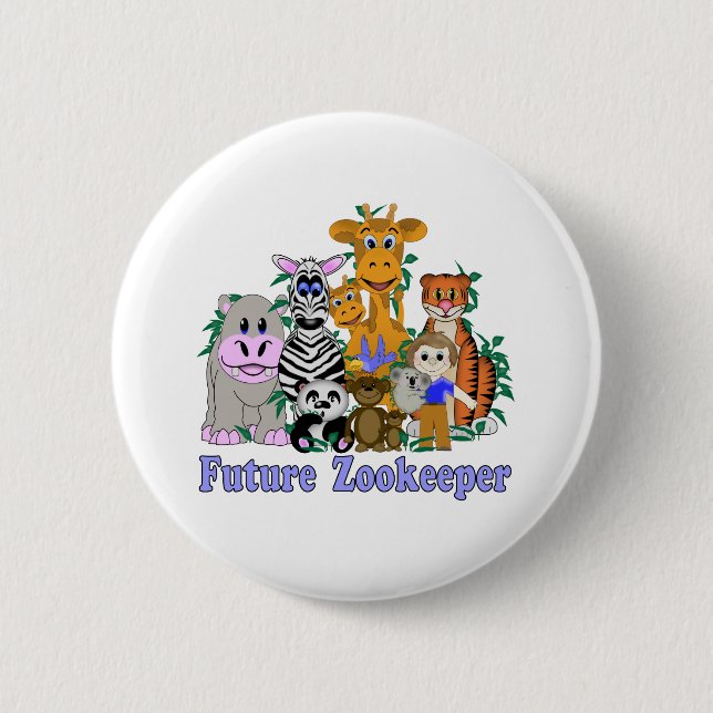 Future Zookeeper 2 Inch Round Button (Front)