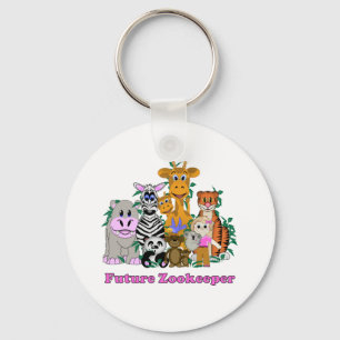 Future Zookeeper Girl Keychain