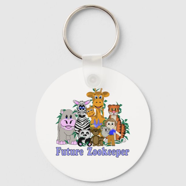 Future Zookeeper Keychain (Front)