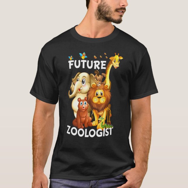 Future Zoologist Cute Zoology Students T-Shirt (Front)