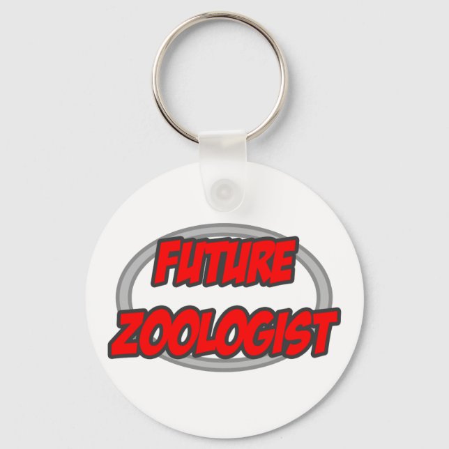 Future Zoologist Keychain (Front)
