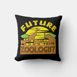 Future Zoologist Throw Pillow