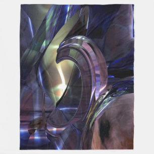 FUTUREISTIC ART Fleece Blanket