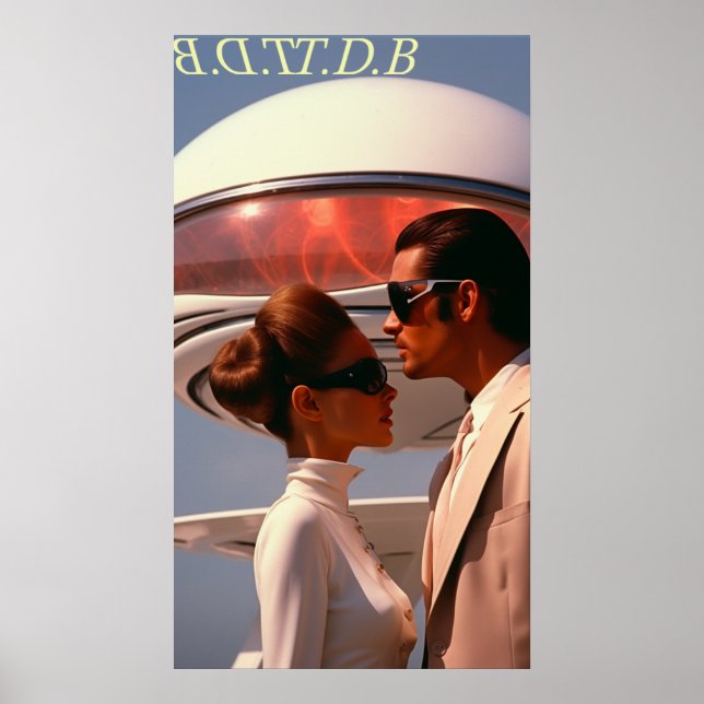 Futurisme tropical Sud Floride - Poster BDTDB (Devant)