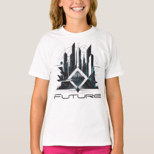 Futurist Abstract Fem Juvenile 4 Shirt