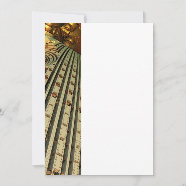 Futuristic 3D fractal (Front)