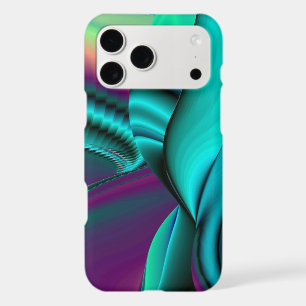 Futuristic Abstract 3D Metallic Rainbow Art