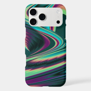 Futuristic Abstract 3D Metallic Rainbow Art