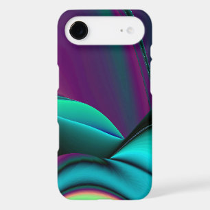 Futuristic Abstract 3D Metallic Rainbow Art