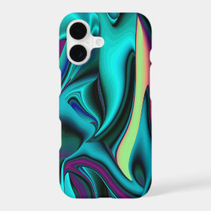 Futuristic Abstract 3D Metallic Rainbow Art