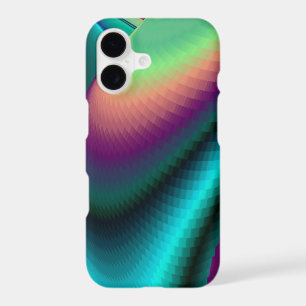 Futuristic Abstract 3D Metallic Rainbow Art