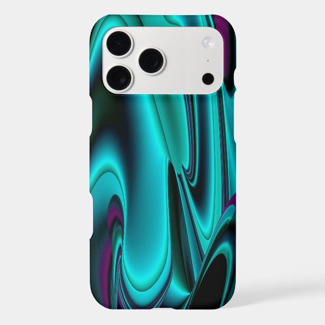 Futuristic Abstract 3D Metallic Rainbow Art (Back)